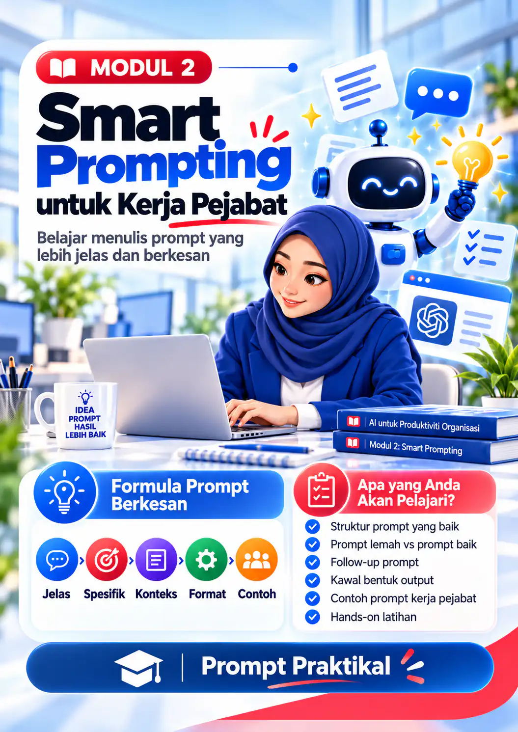 Modul 2: Smart Prompting untuk Kerja Pejabat
