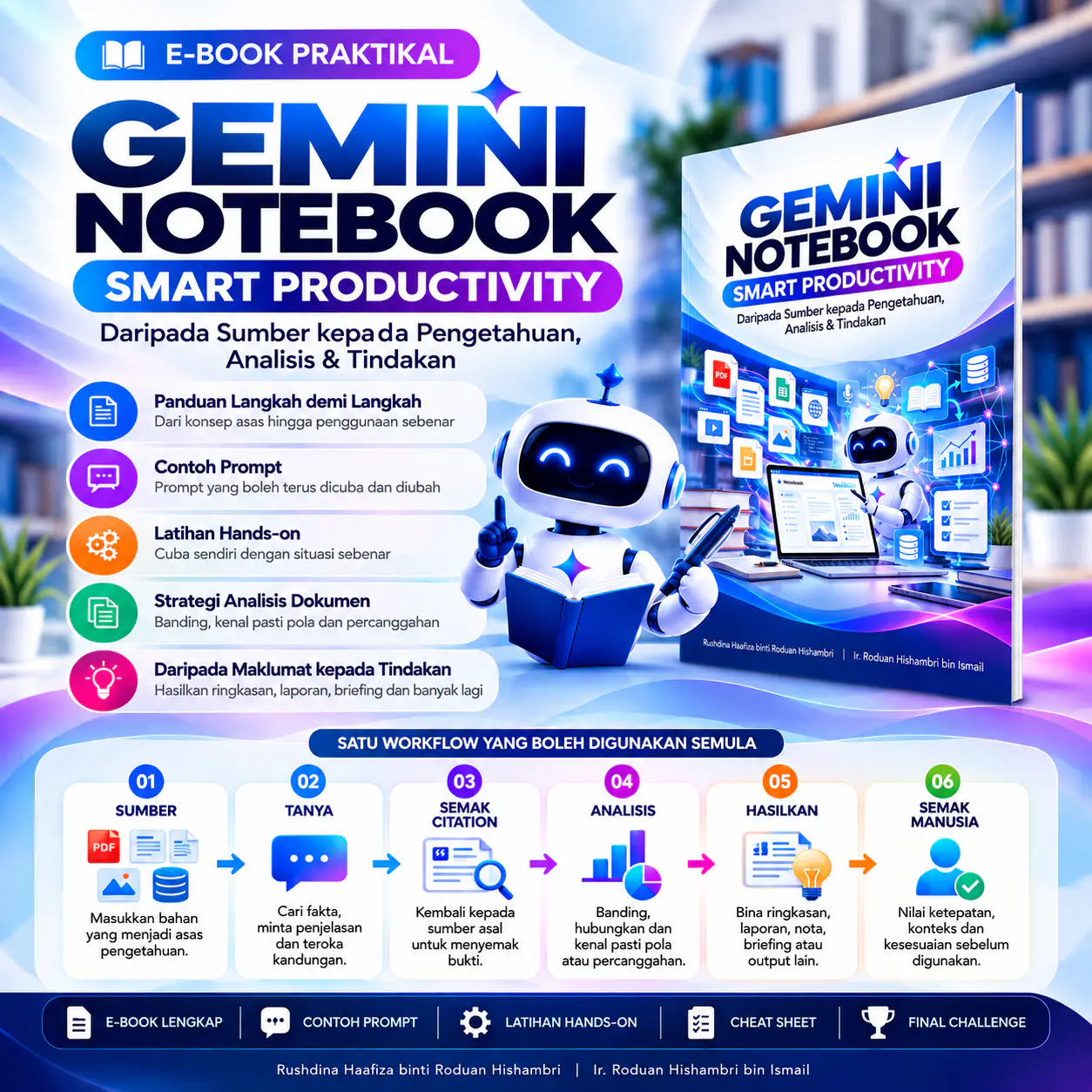 Daripada sumber kepada tindakan menggunakan Gemini Notebook